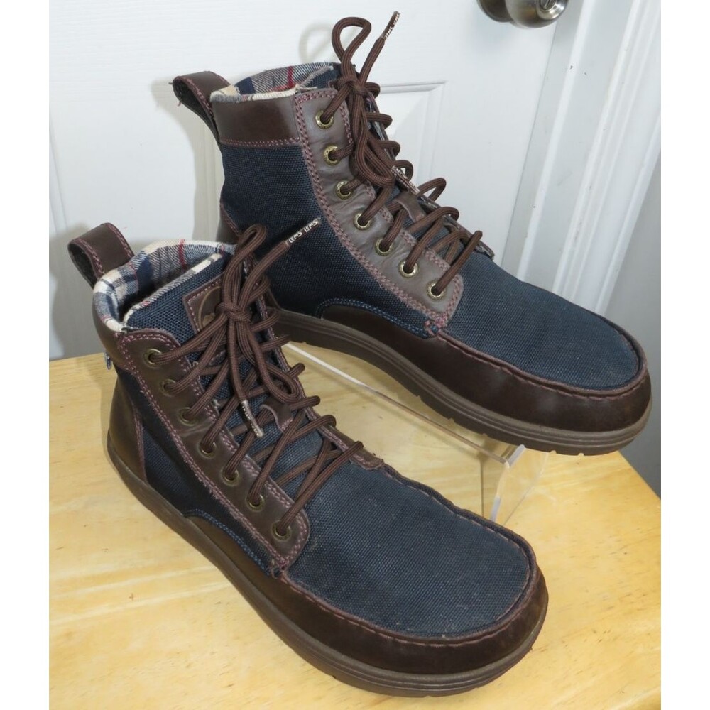 LEMS Navy Stout Boulder Boots Unisex Men's Size 9.5/Women 11 LM191127